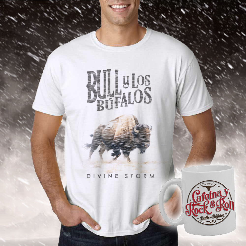 Divine Storm T-Shirt (Men's) + Cafeína y Rock and Roll Mug