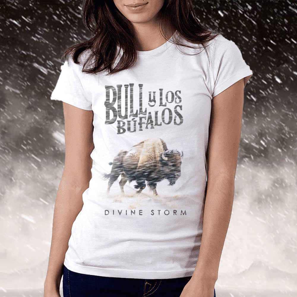 Divine Storm White Ladies Tee