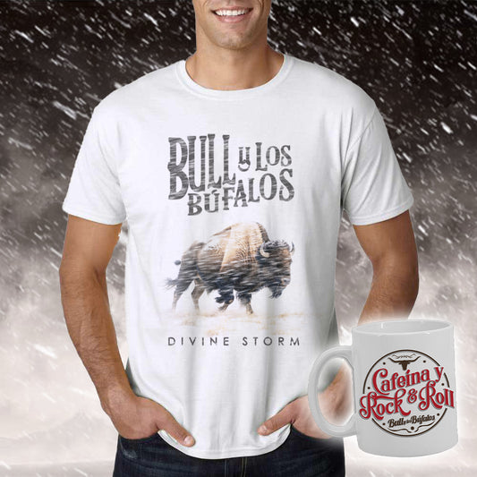 Divine Storm T-Shirt  (Men's) + Cafeína y Rock and Roll Mug